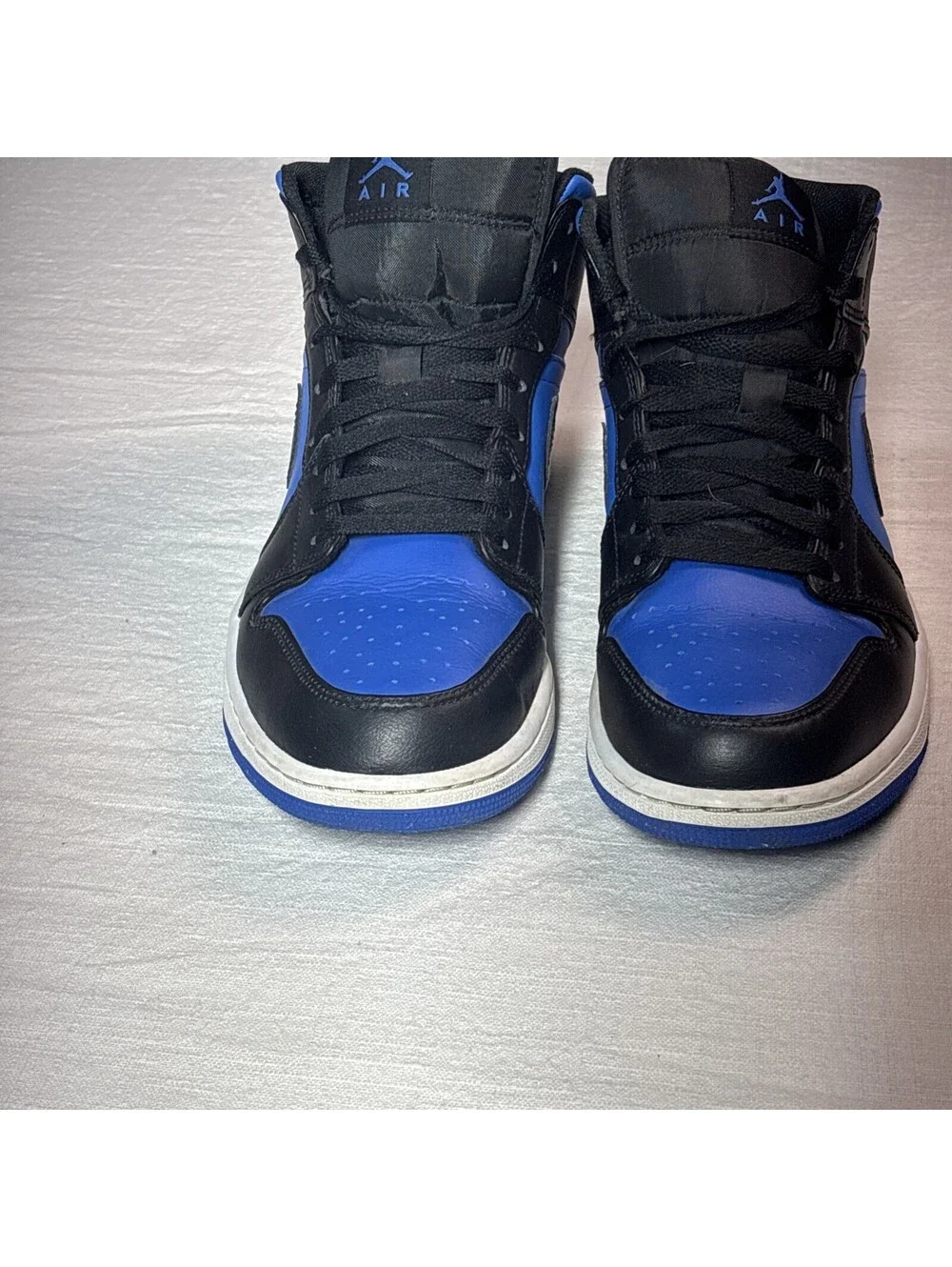 Nike Air Jordan 1 Mid Royal Blue Black/White Men's Size 9 DQ8426-042